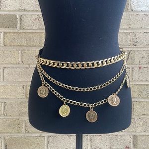 Coin chain belt